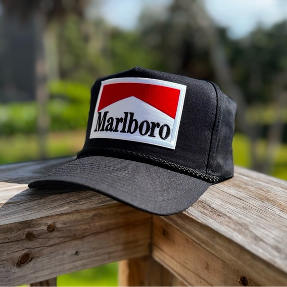 Marlboro Black Rope SnapBack - Picture 2 of 2